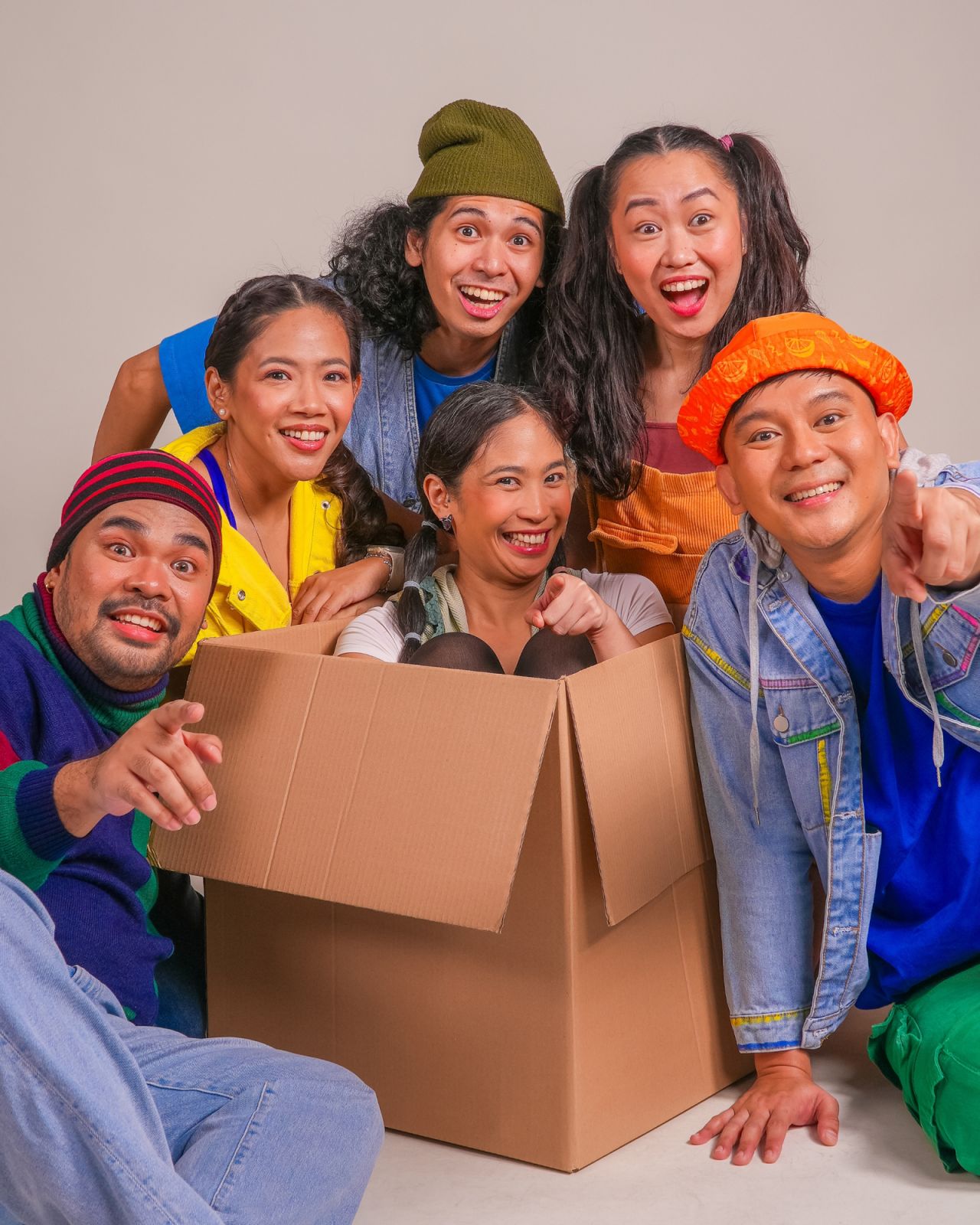 Set A - The cast of Felinda V Bagas' 'The Little Girl in a Box'