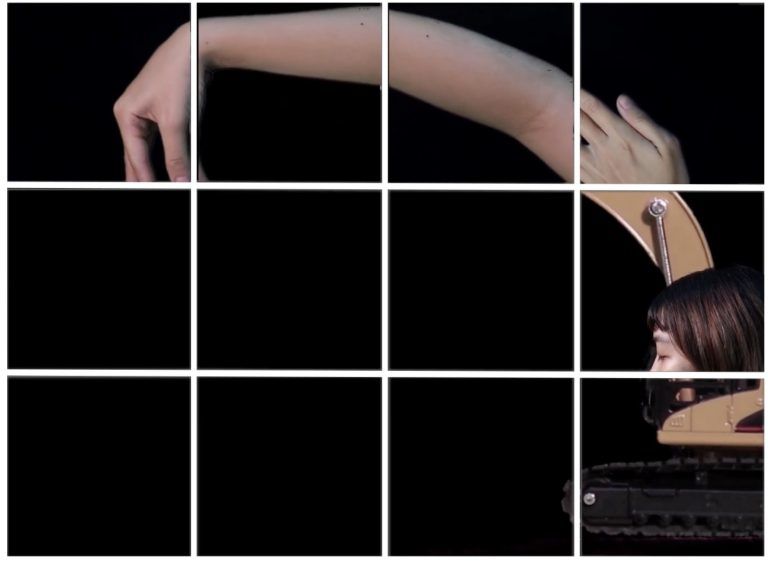 “Baby Duck Syndrome”, multi-channel (black and white, no sound), 2:35 by Nguyen Viet Khoi (2020)