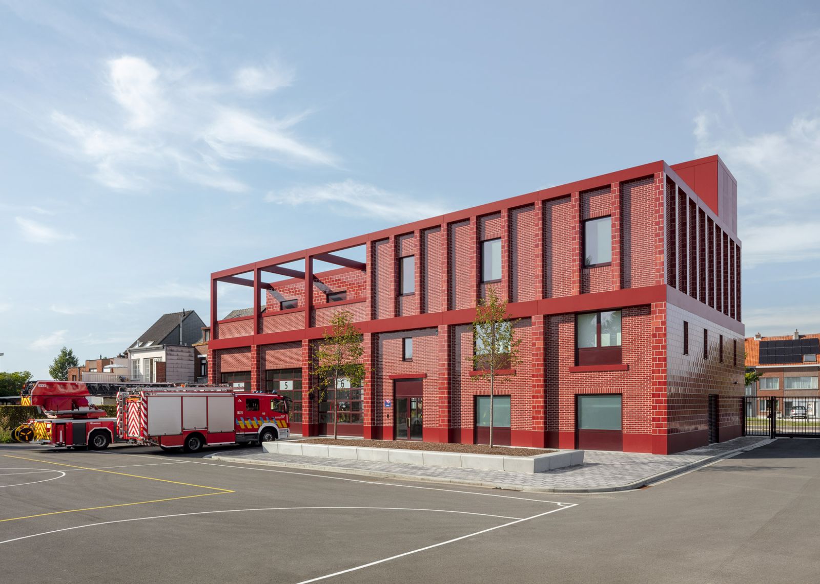 The fire station also generates its own energy via solar power (Photo: Instagram / @happelcornelisseverhoeven)