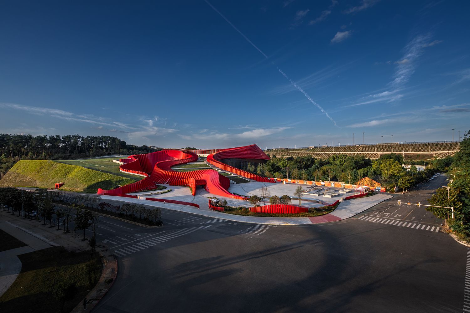 The Long March Cultural Digital Art Museum in Guiyang, designed by China IPPR (Photo: Instagram / @designskill_org)