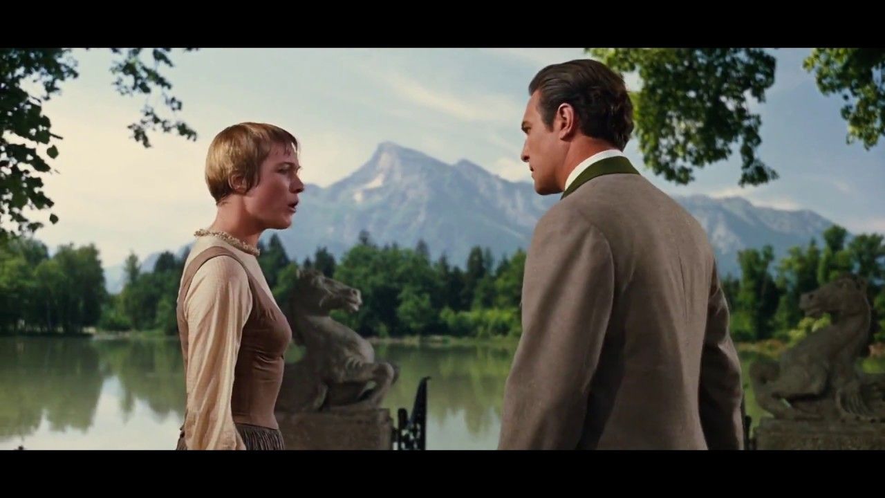 Captain von Trapp and Maria