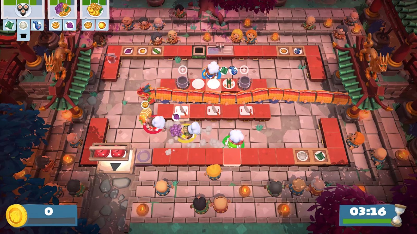 A game still of 'Overcooked! 2' (Photo: Team17/Steam)