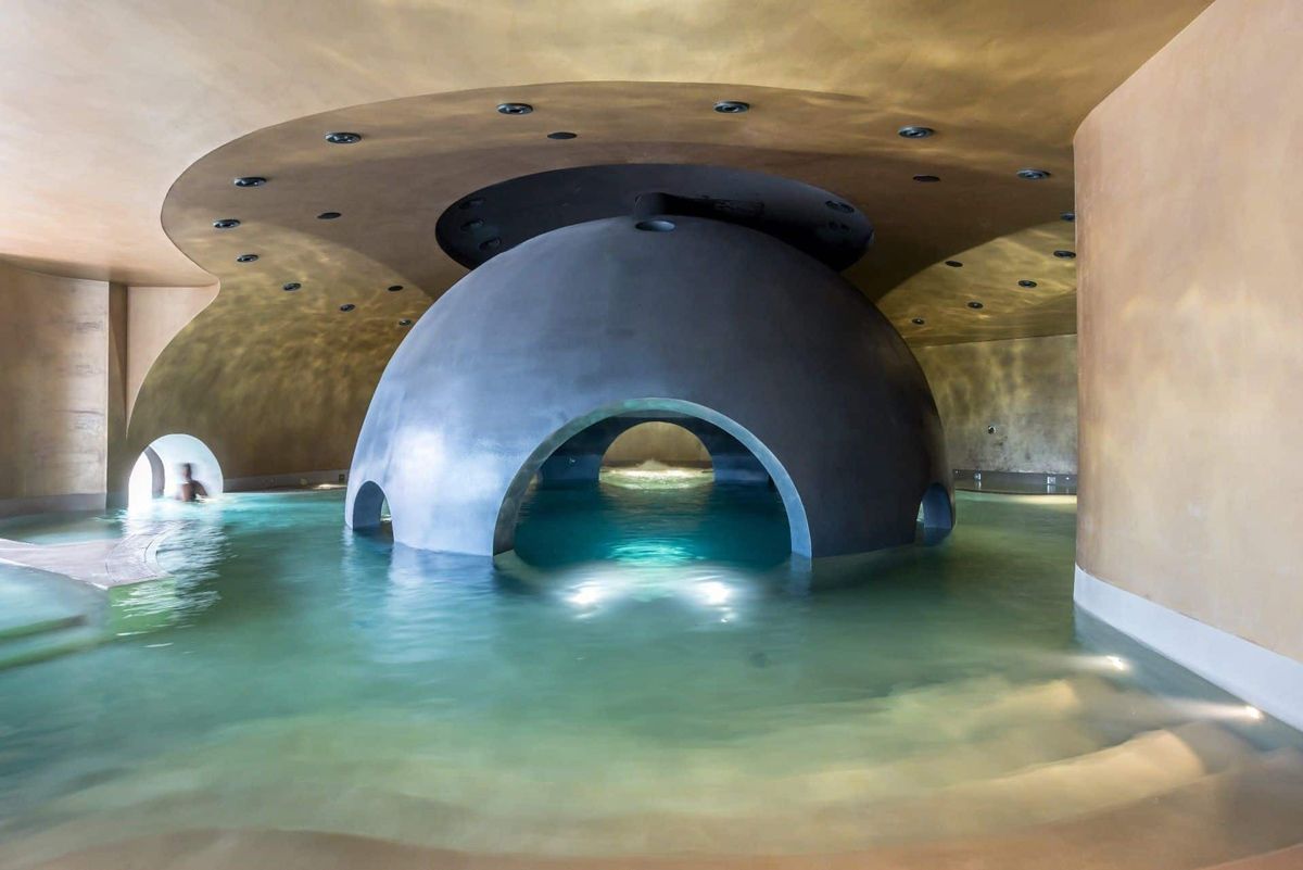 The spa area at Euphoria Retreat featured a domed grotto