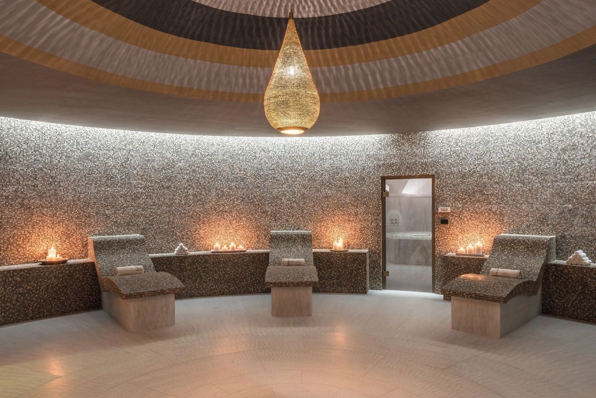 The textural massage room at Euphoria Retreat