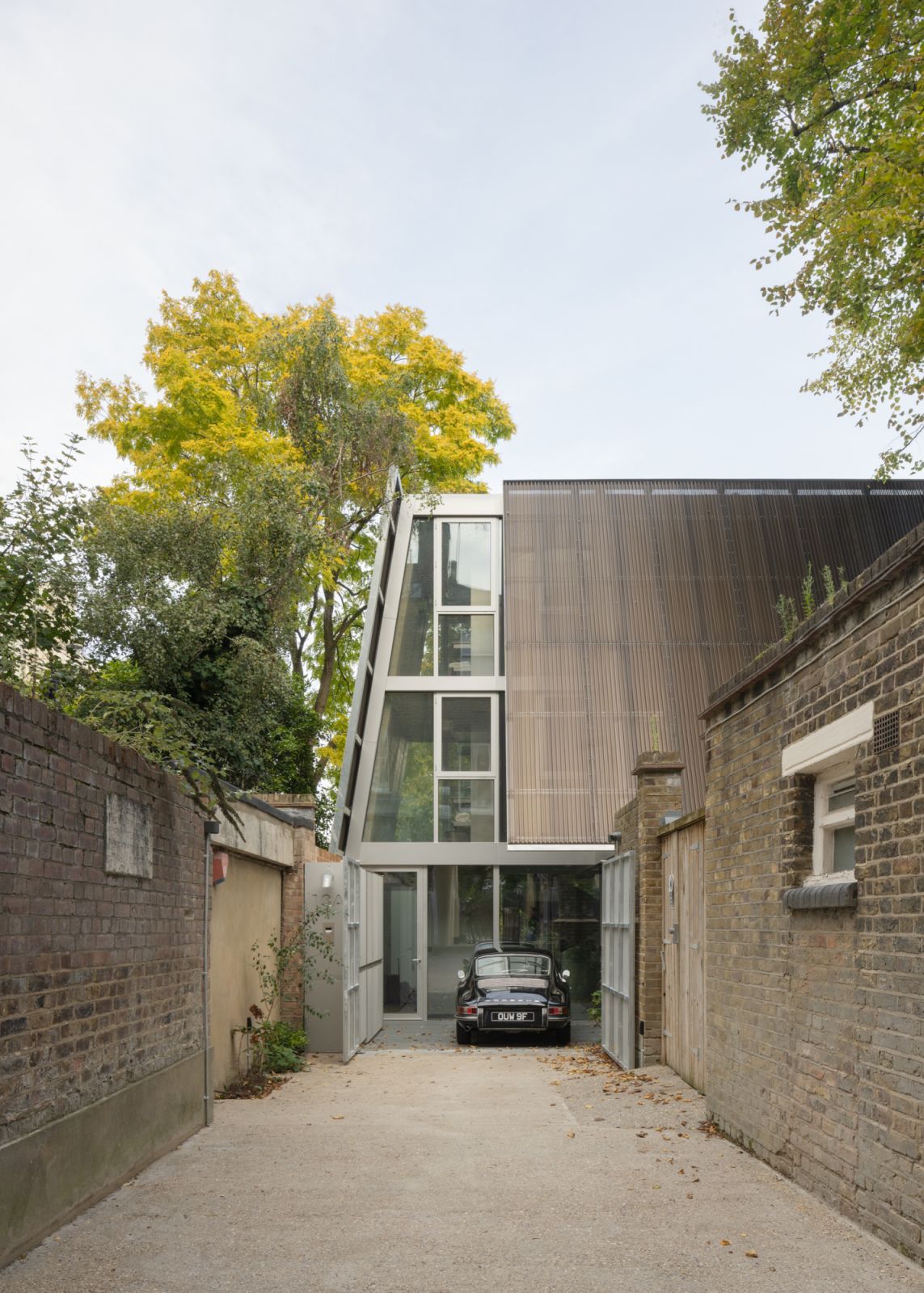 A view of the driveway