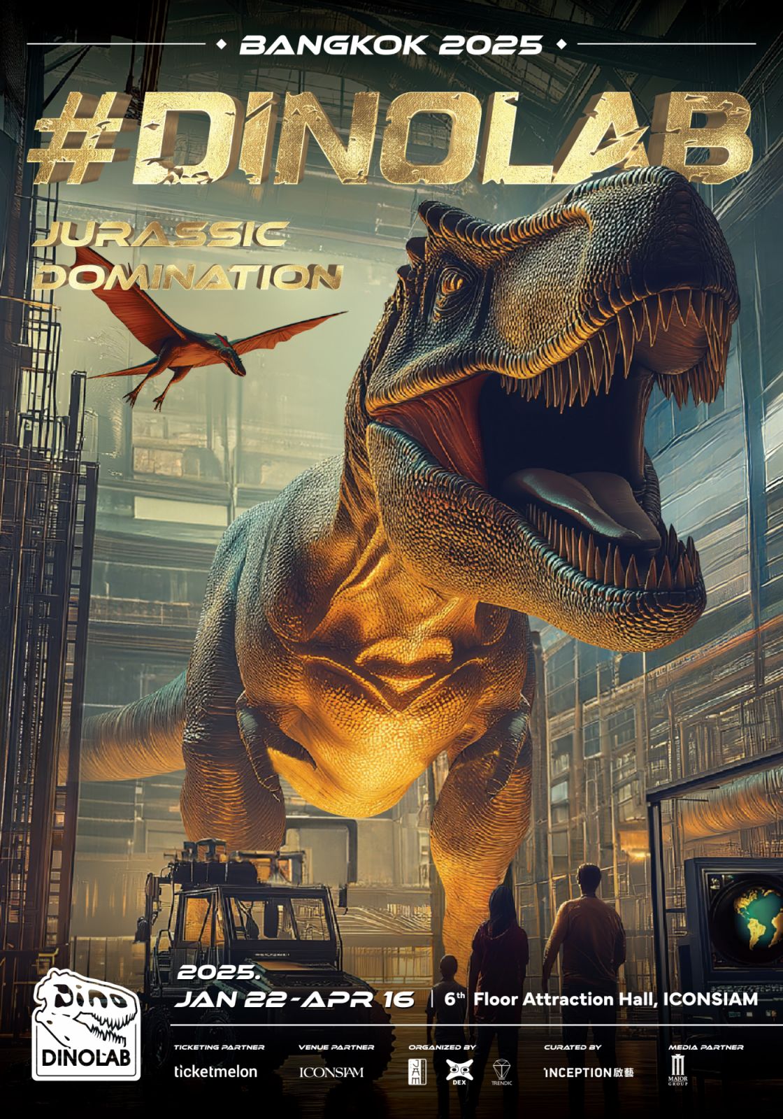 DINOLAB BANGKOK 2025 Jurassic Domination (Photo: Icon Siam)