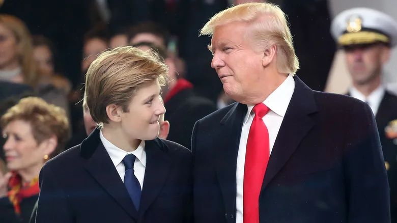 Đã từng có một Barron Trump hồn nhiên, vô tư và trong trẻo. Ảnh: Getty Images.