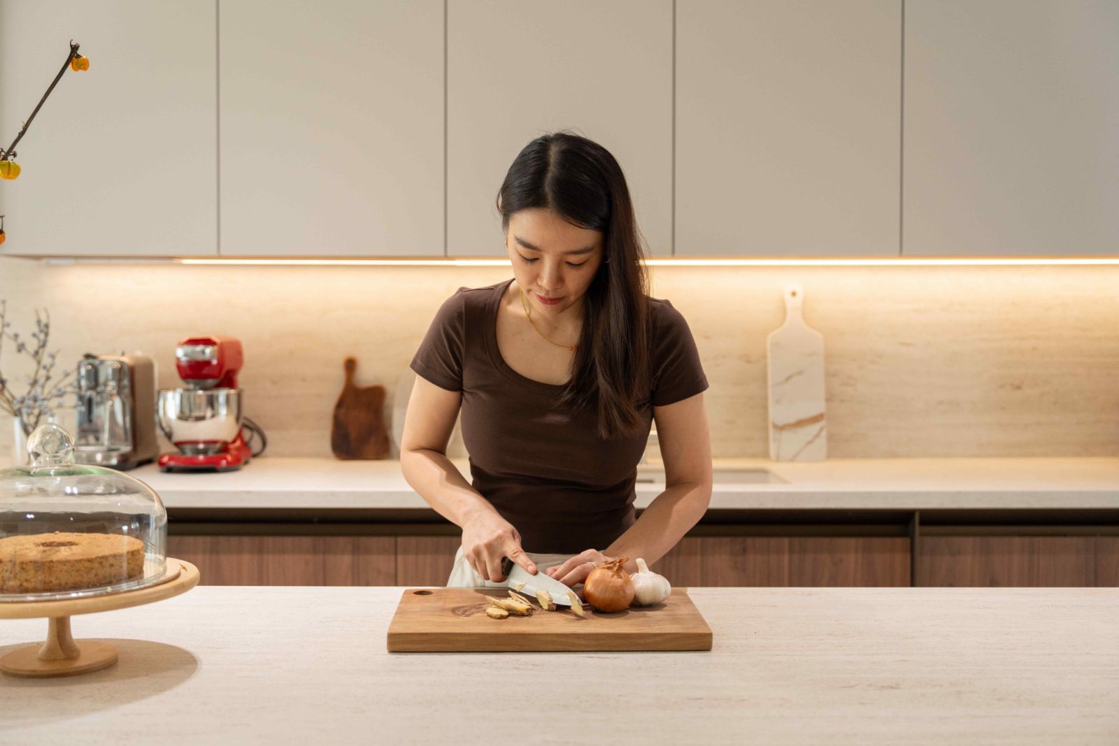 A kitchen surface that can withstand the rigours of passionate cooking