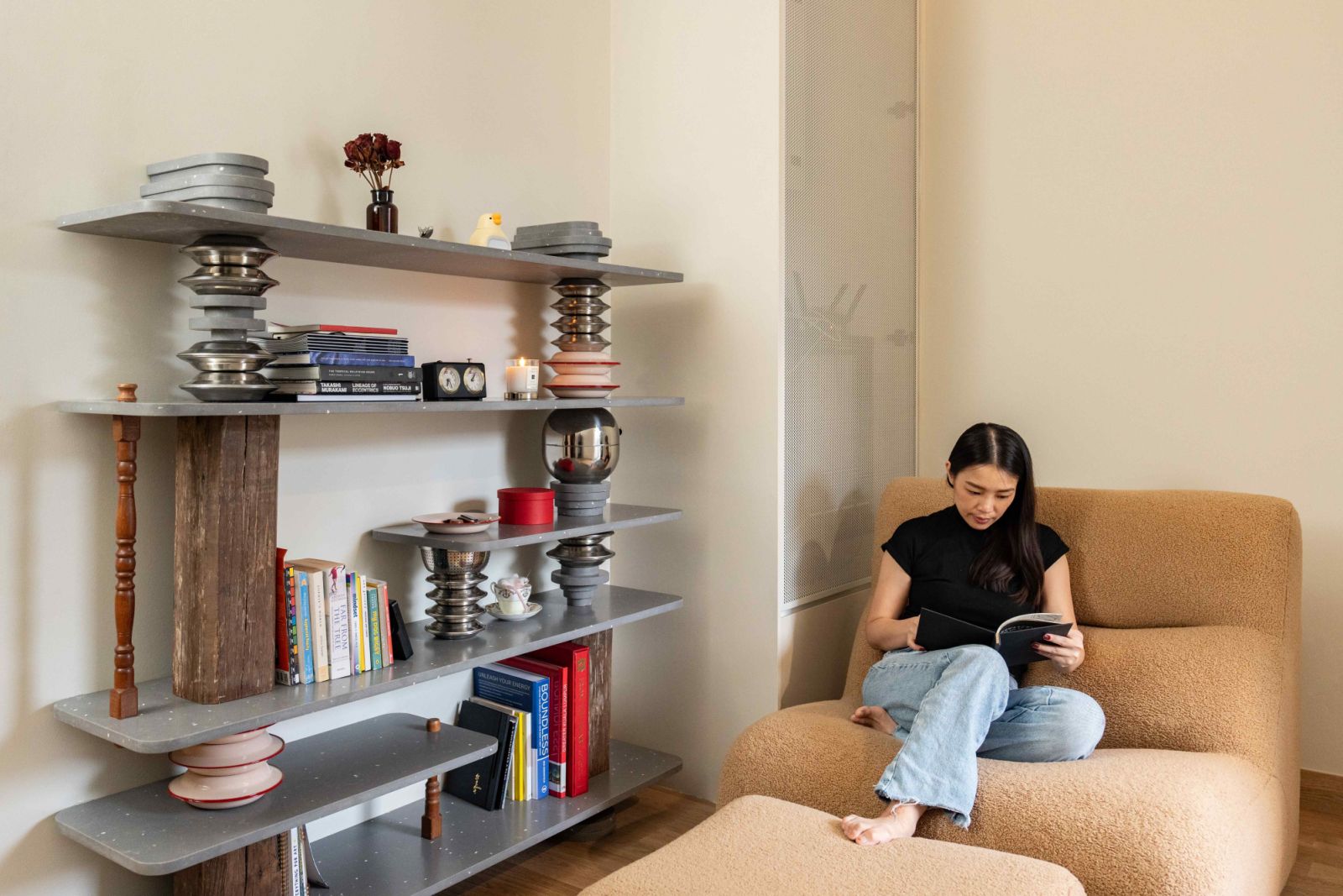 A dedicated reading nook to escape into literary worlds and unwind