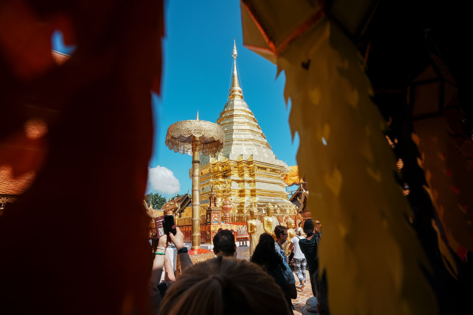 The Wat Phra That Doi Suthep in Chiang Mai, Thailand (Photo by Omer Taha Cetin/Anadolu via Getty Images)