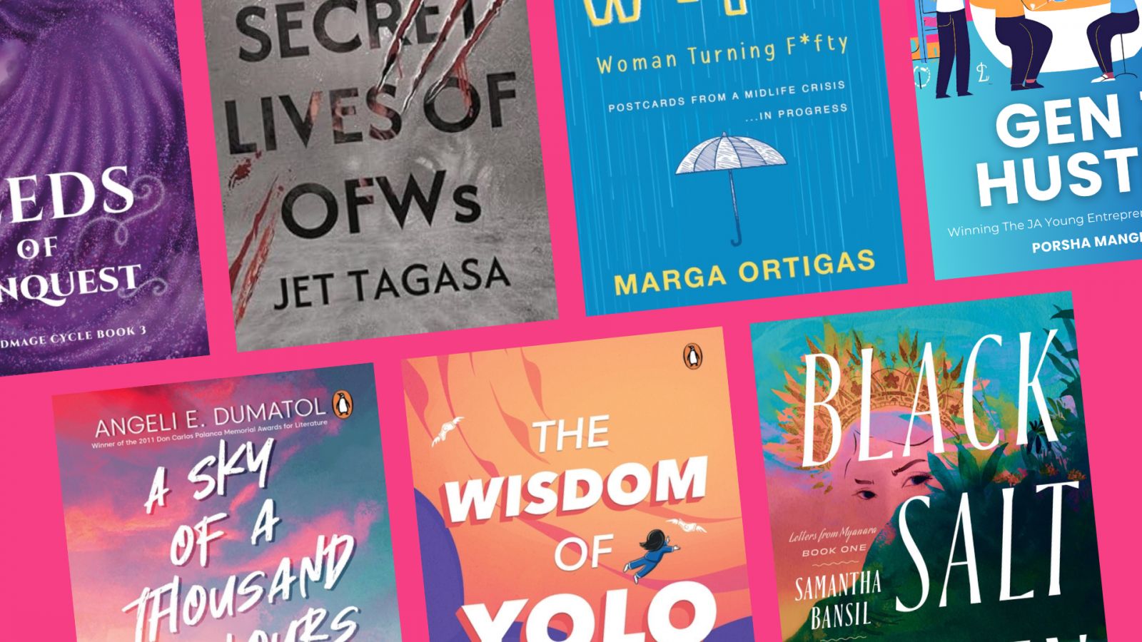 2025 book releases from Filipina authors (Stylised by Celine Dabao)