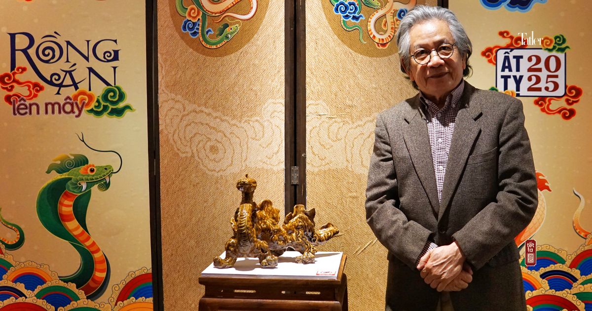 Translator and artist Trinh Lu, who has long been associated with traditional culture and art. Photo: Thao Hien