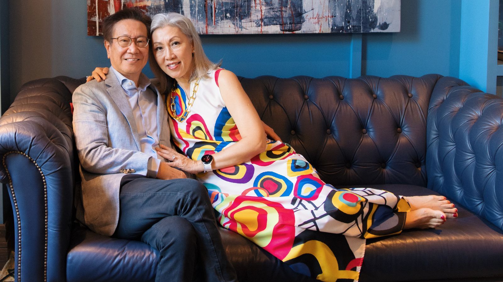 Dato’ Simon Foong, CEO and executive chairman of Aquawalk, with his wife Datin Mina Cheah-Foong, managing director of InNature Bhd
