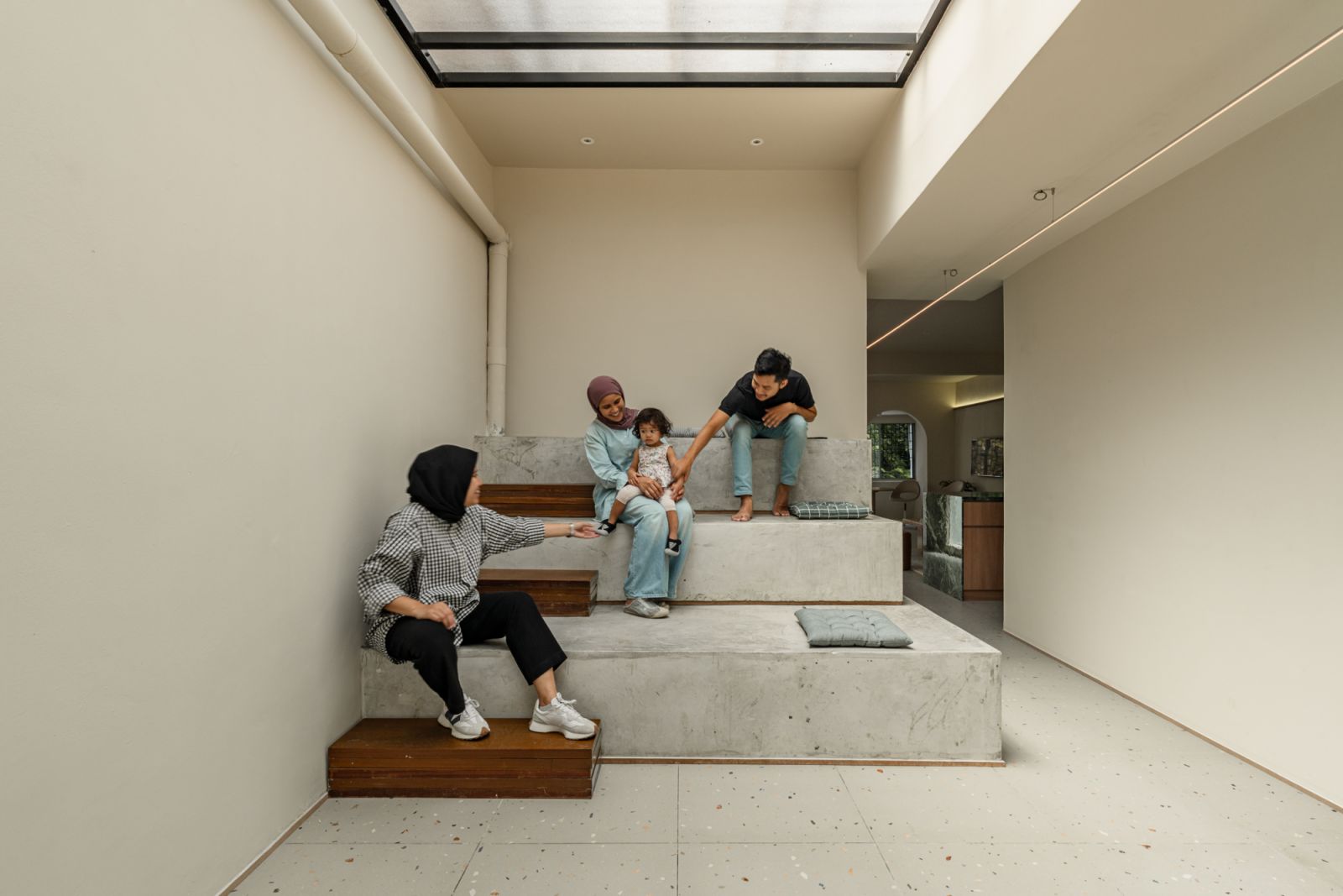 Kort Studio founders Wani Wagiman, Diyana Raffik, Syahir Ali