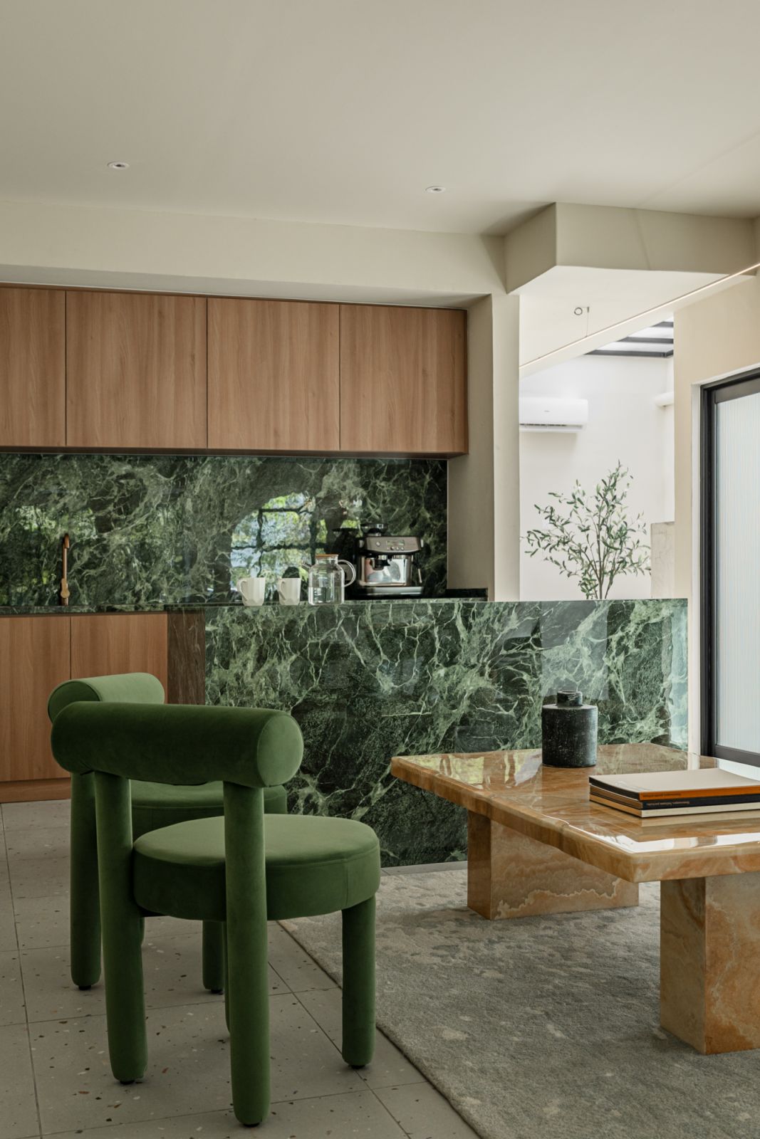 DIY elements showcase the team’s hands-on approach to design, including custom pieces crafted by the designers themselves