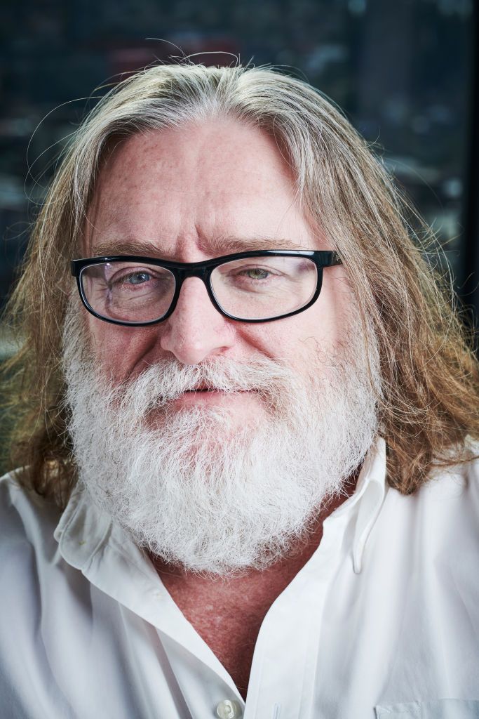BELLEVUE, UNITED STATES - FEBRUARY 26: Portrait of American video game developer Gabe Newell, photographed at Valve Corporations offices in Bellevue, Washington, on February 26, 2020. (Photo by Olly Curtis/Future Publishing via Getty Images)