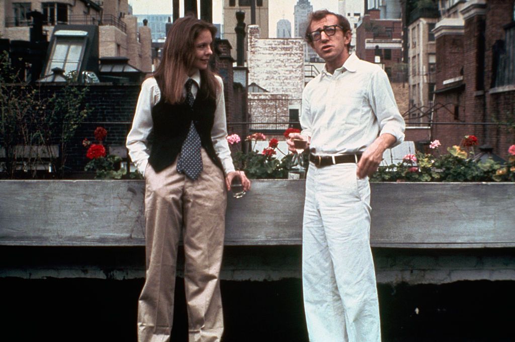 Diane Keaton and Woody Allen in ‘Annie Hall’ (Getty/Bettman)