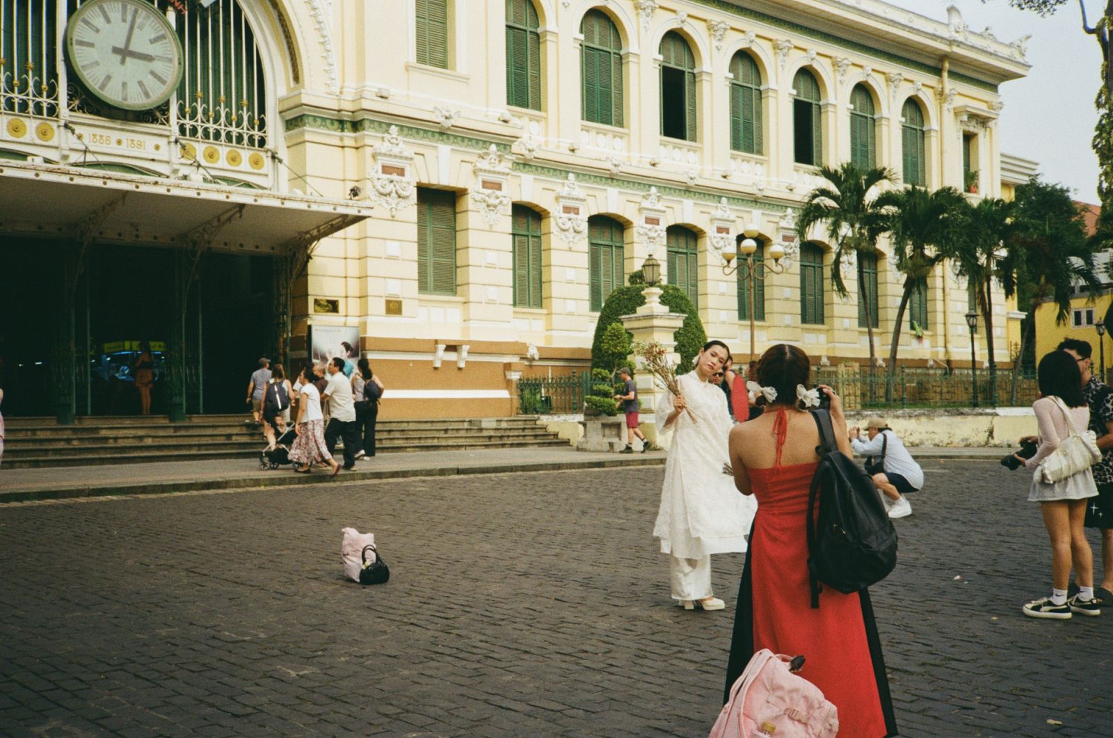 Outside the Saigon Central Post Office (Photo: Jove Moya)