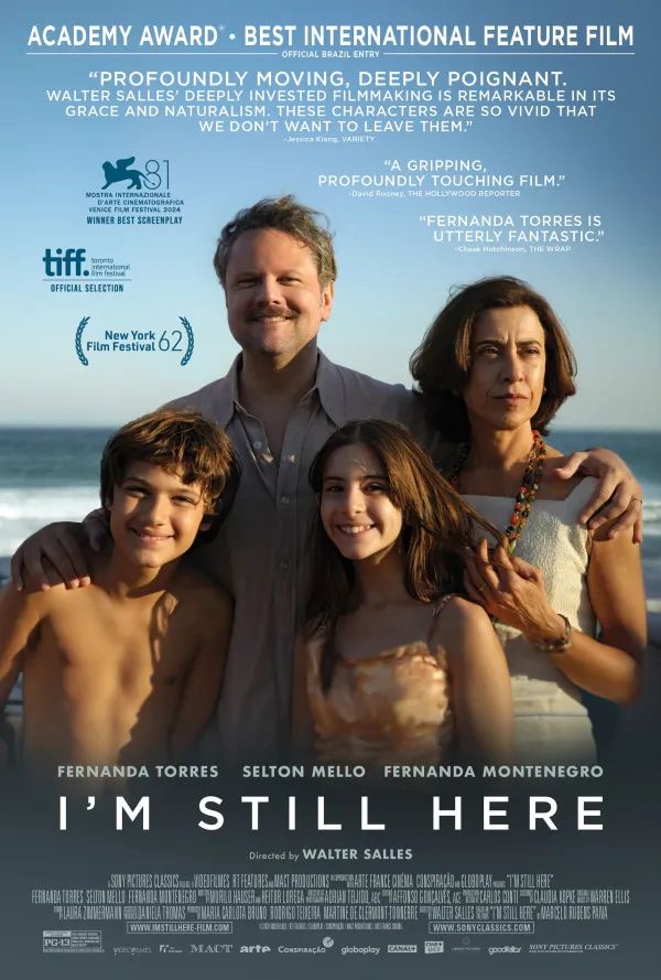 'I'm Still Here' ผู้เข้าชิงรางวัลออสการ์ สาขาภาพยนตร์ต่างประเทศยอดเยี่ยม จากประเทศบราซิล