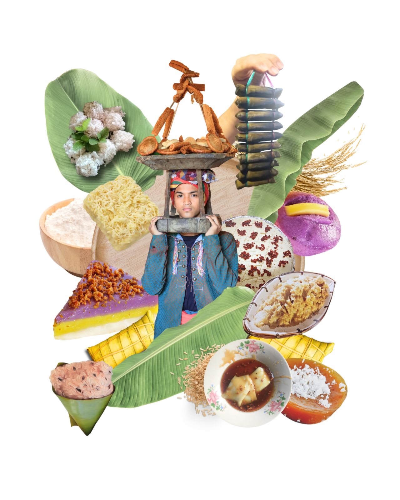 Kakanin collage by Sofia Cope
