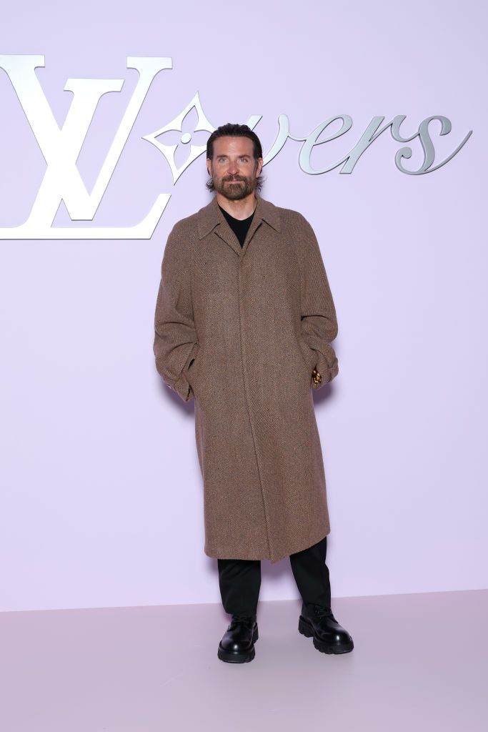 PARIS, FRANCE - JANUARY 21: (EDITORIAL USE ONLY - For Non-Editorial use please seek approval from Fashion House) Bradley Cooper attends the Louis Vuitton Menswear Fall-Winter 2025/2026 show as part of Paris Fashion Week on January 21, 2025 in Paris, France. (Photo by Pascal Le Segretain/Getty Images)