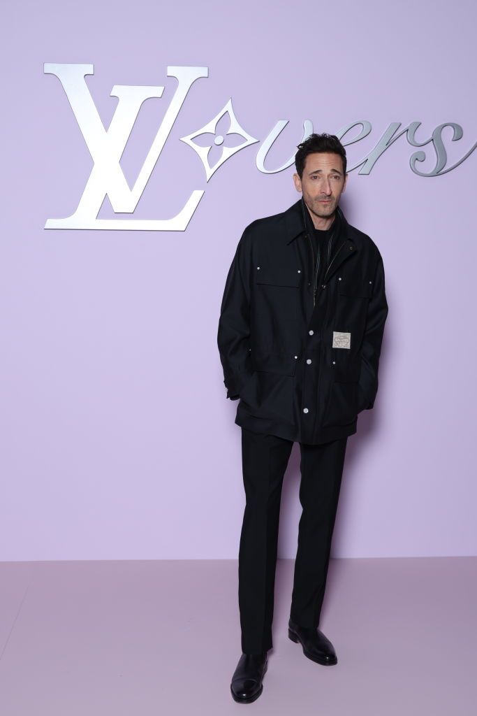 PARIS, FRANCE - JANUARY 21: (EDITORIAL USE ONLY - For Non-Editorial use please seek approval from Fashion House) Adrien Brody attends the Louis Vuitton Menswear Fall-Winter 2025/2026 show as part of Paris Fashion Week on January 21, 2025 in Paris, France. (Photo by Pascal Le Segretain/Getty Images)
