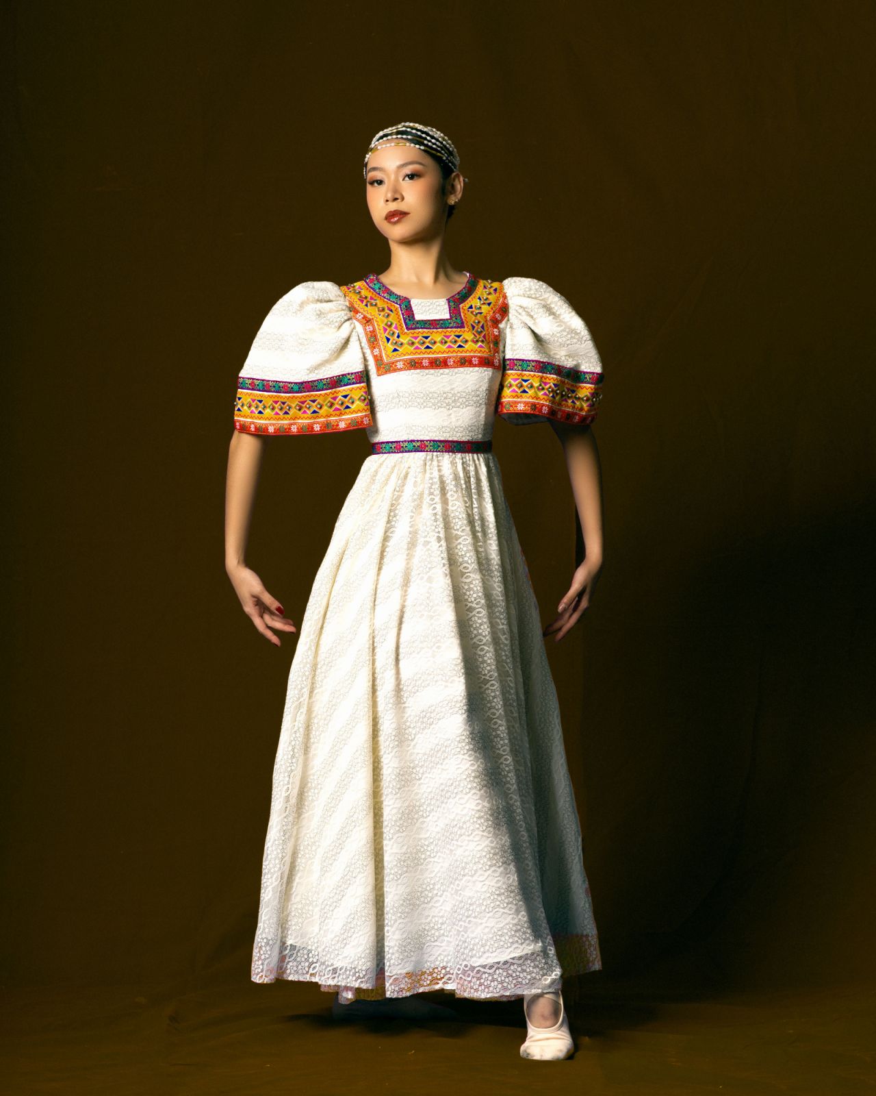 Meet the character ‘Reyna’ in an ensemble inspired by the Dugso Dance of Bukidnon
