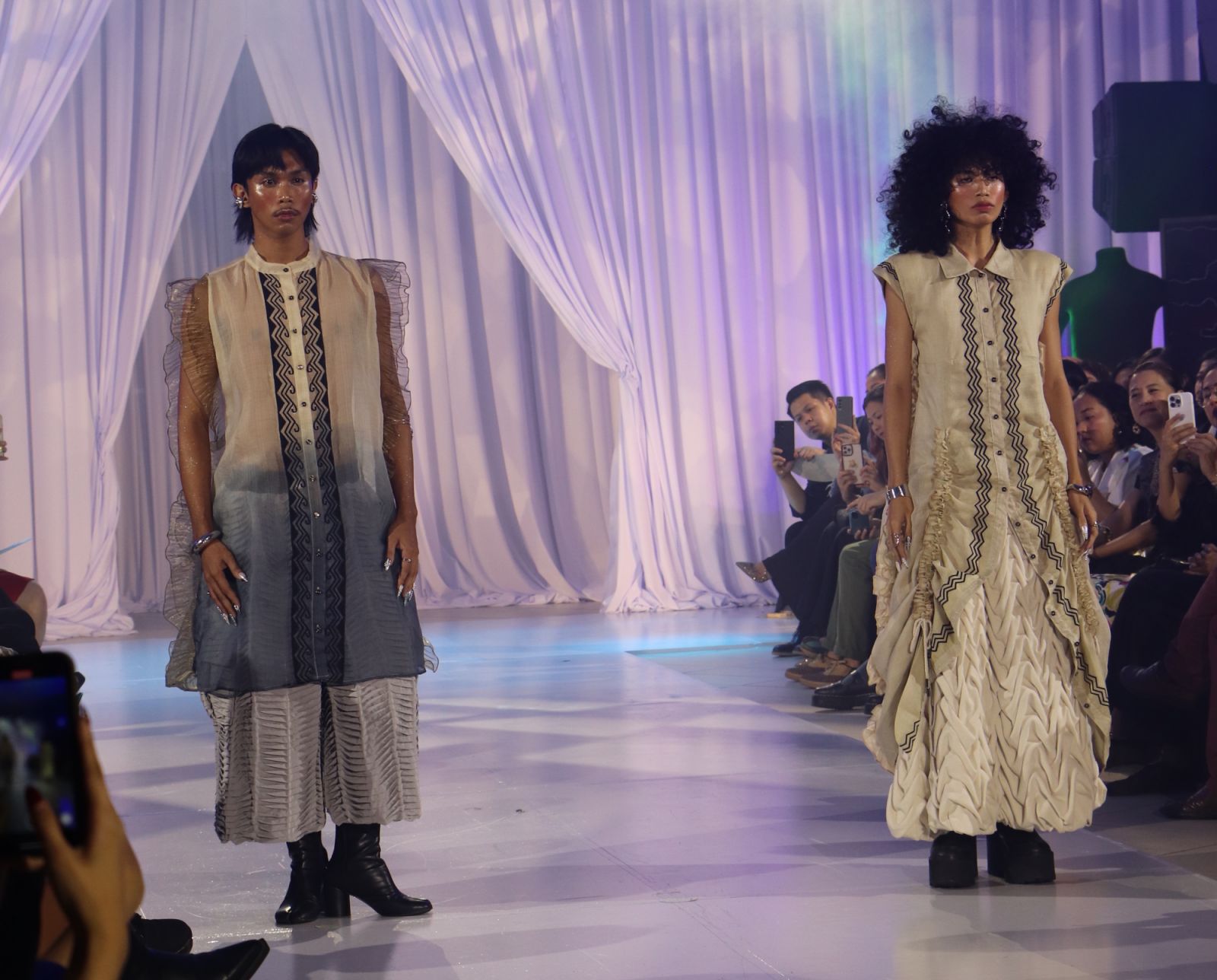 Look by Benilde Fashion Design and Merchandising student Alessandra Caamic (Photo: Courtesy of De La Salle-College of Saint Benilde)