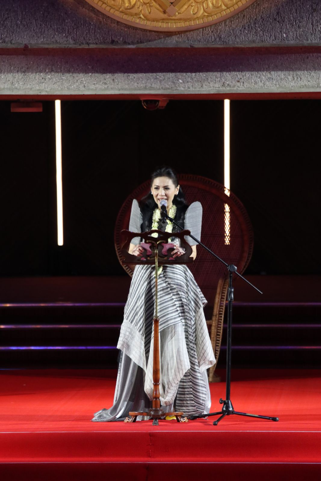 CCP President Kaye Tinga delivers a heartfelt speech at Ternocon 2025 (Photo: Courtesy of Bench)
