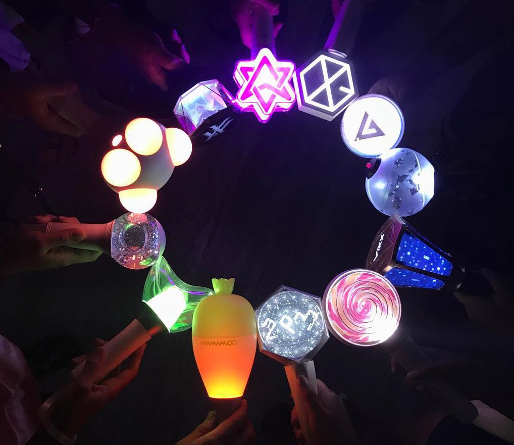 The K-pop lightsticks are more than just a prop, they’re a symbol of unity and fandom (Photo: Pinterest)