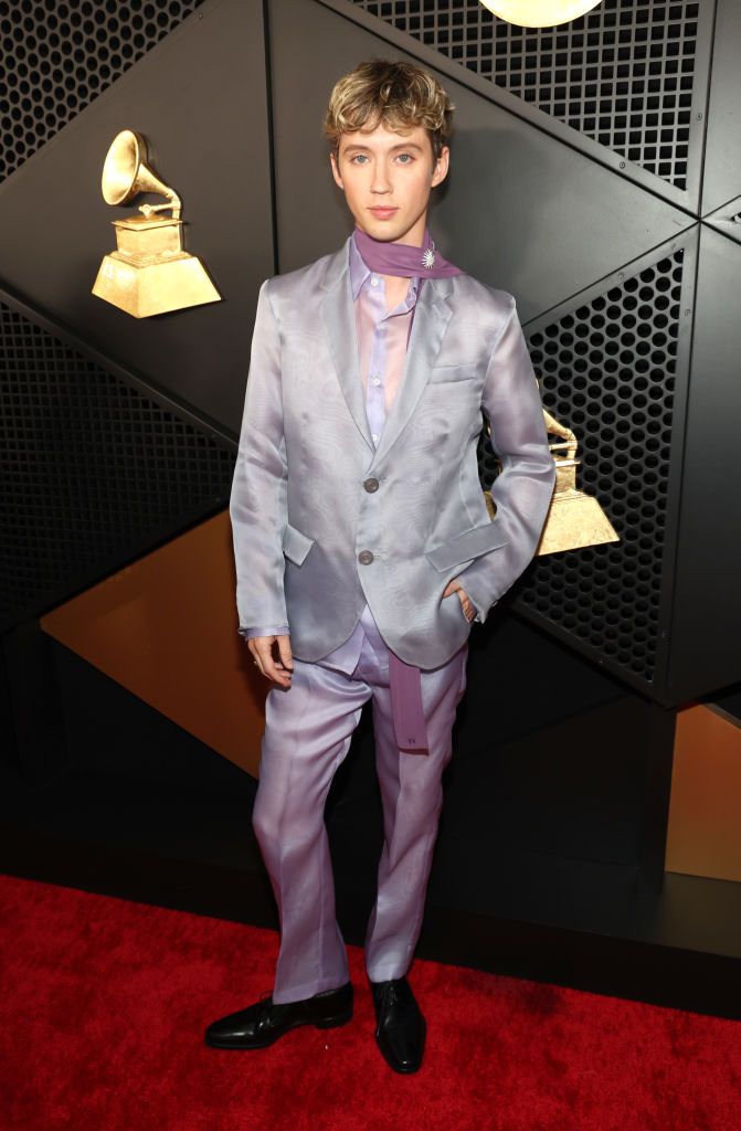 LOS ANGELES, CALIFORNIA - FEBRUARY 02: Troye Sivan attends the 67th Annual GRAMMY Awards at Crypto.com Arena on February 02, 2025 in Los Angeles, California. (Photo by Kevin Mazur/Getty Images for The Recording Academy)
