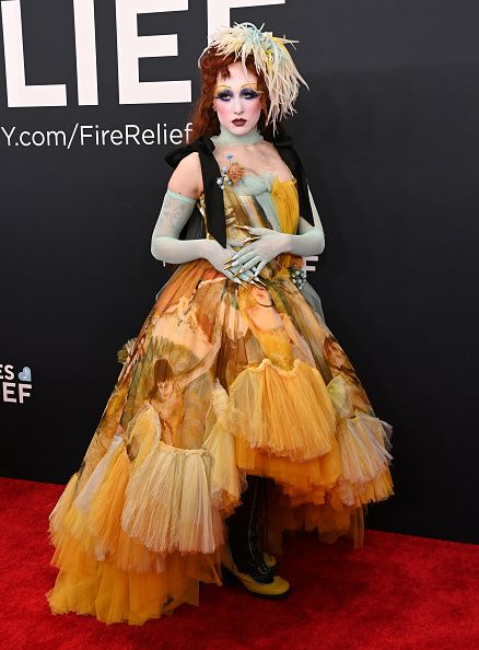 LOS ANGELES, CALIFORNIA - FEBRUARY 02: (FOR EDITORIAL USE ONLY) Chappell Roan attends the 67th GRAMMY Awards on February 02, 2025 in Los Angeles, California. (Photo by Jon Kopaloff/WireImage)