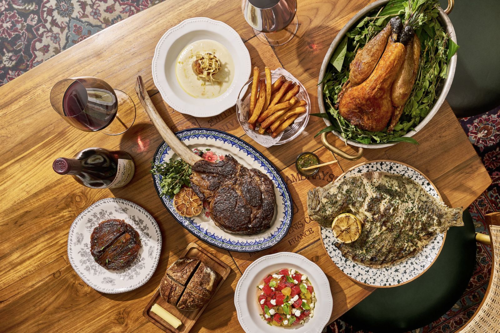The Valentine’s Day set menu at Le Clos (Photo: Le Clos)