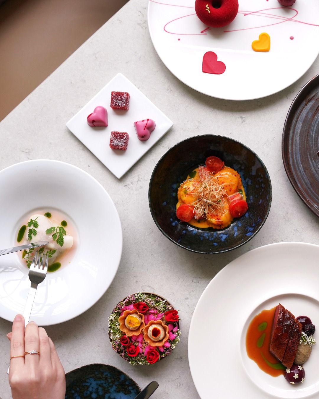 “Flames of Love” set menu at Skirt (Photo: Facebook/ Skirt Restaurant)