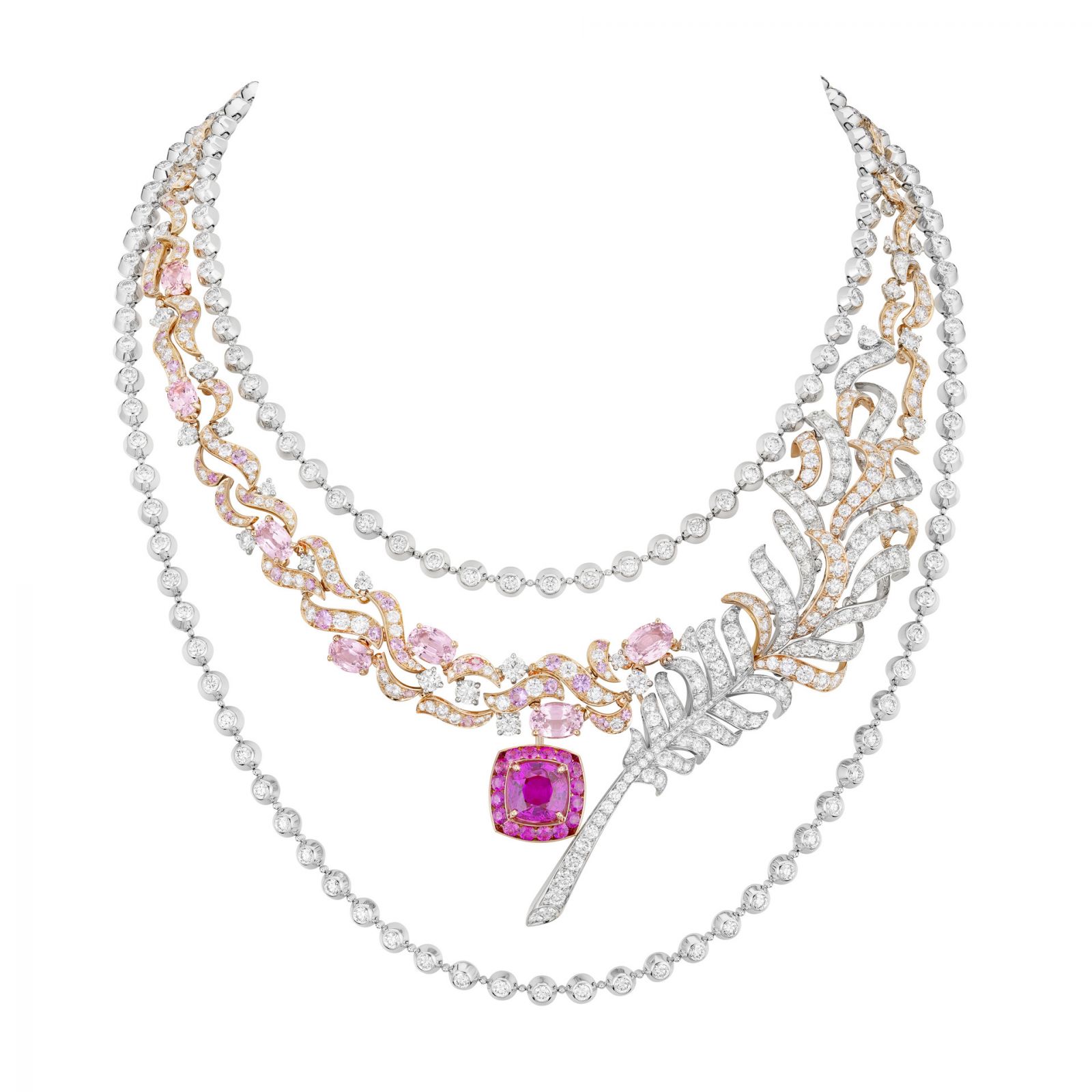 Plume Couture de Chanel項鍊。（Photo: Chanel）