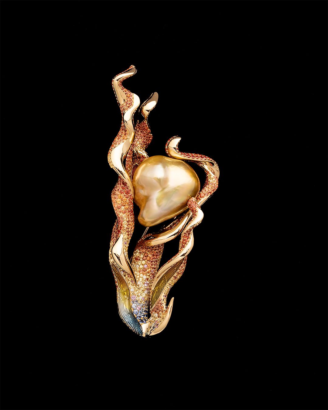The ‘Fire’ creation from Jewelmer’s Objet d’Arts collection (Photo: Courtesy of Jewelmer)