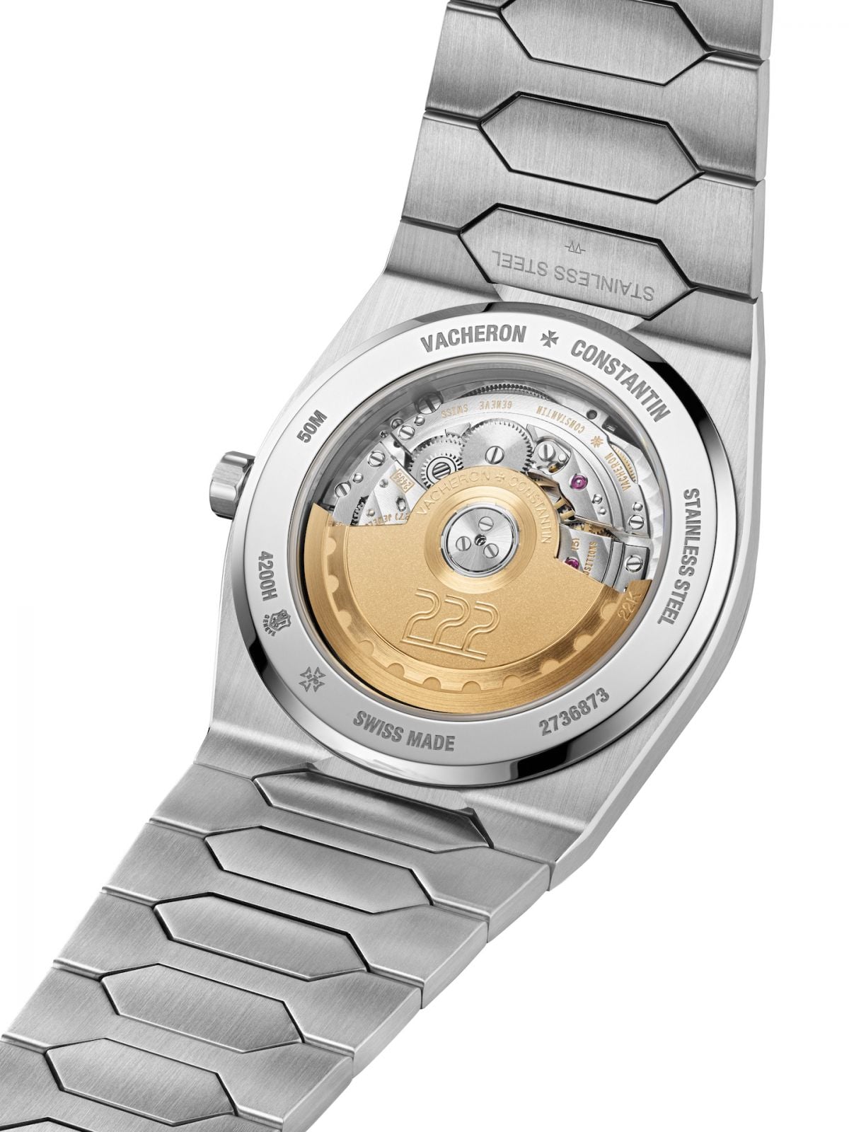 Calibre 2455/2 with a rotor engraved with the original 222 logo