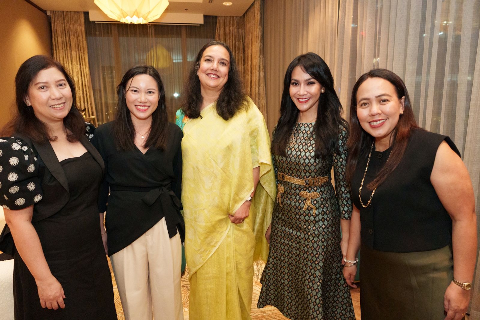 Anna Lagon, Deborah Foo, Naina Subberwal Batra, Dini Indrawati Septiani and Dr Glenda Antonio