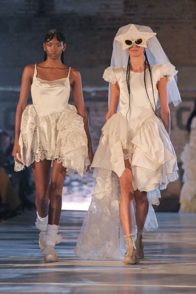 Models on the runway at the Collina Strada Fall RTW 2025 fashion show as part of New York Fashion Week on February 06, 2025 in New York, New York. (Photo by Giovanni Giannoni/WWD via Getty Images)