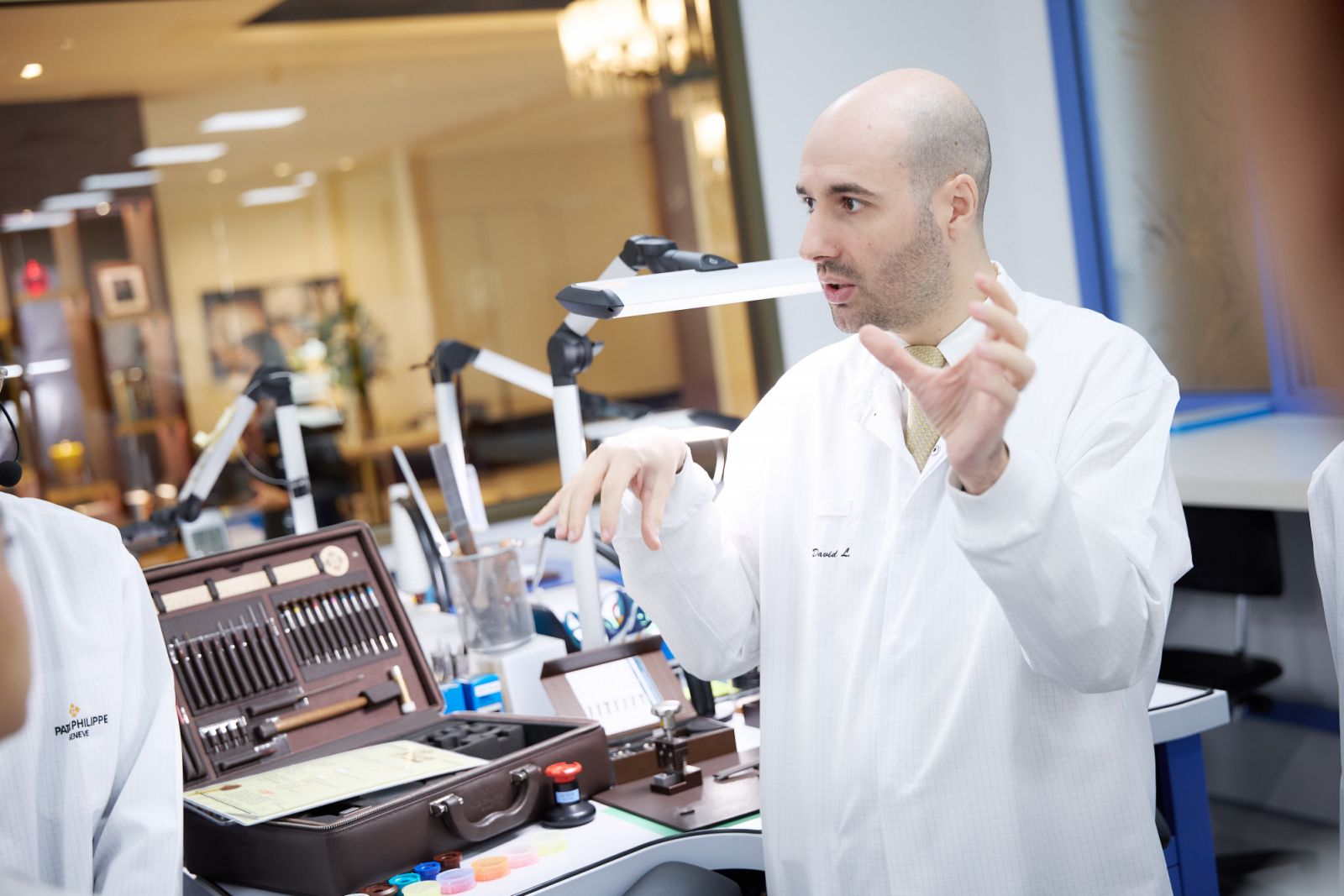 Patek Philippe’s technical trainer David Llamas