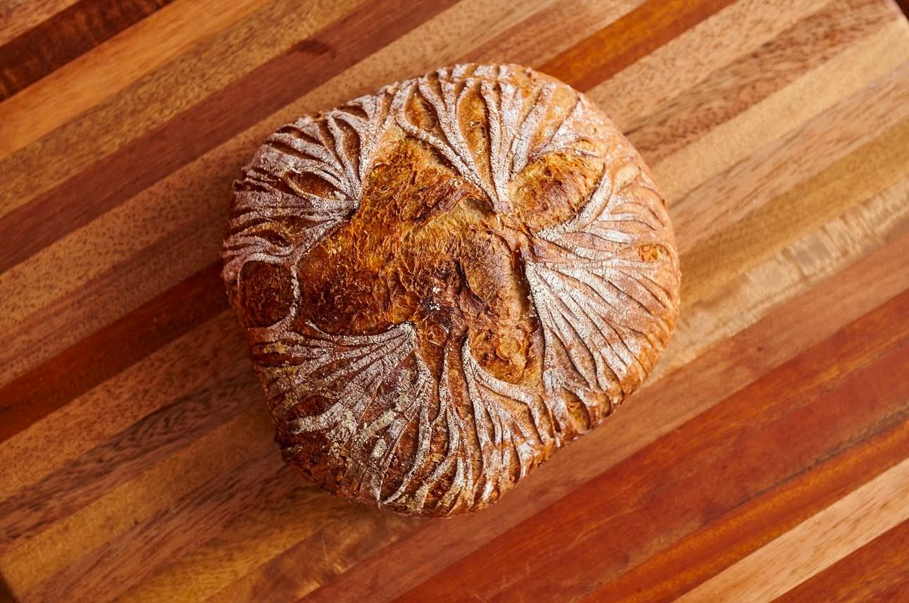 Each loaf at Marymount is scored with intricate, ornamental patterns (Photo: Instagram/ @marymount_bakehousesg)