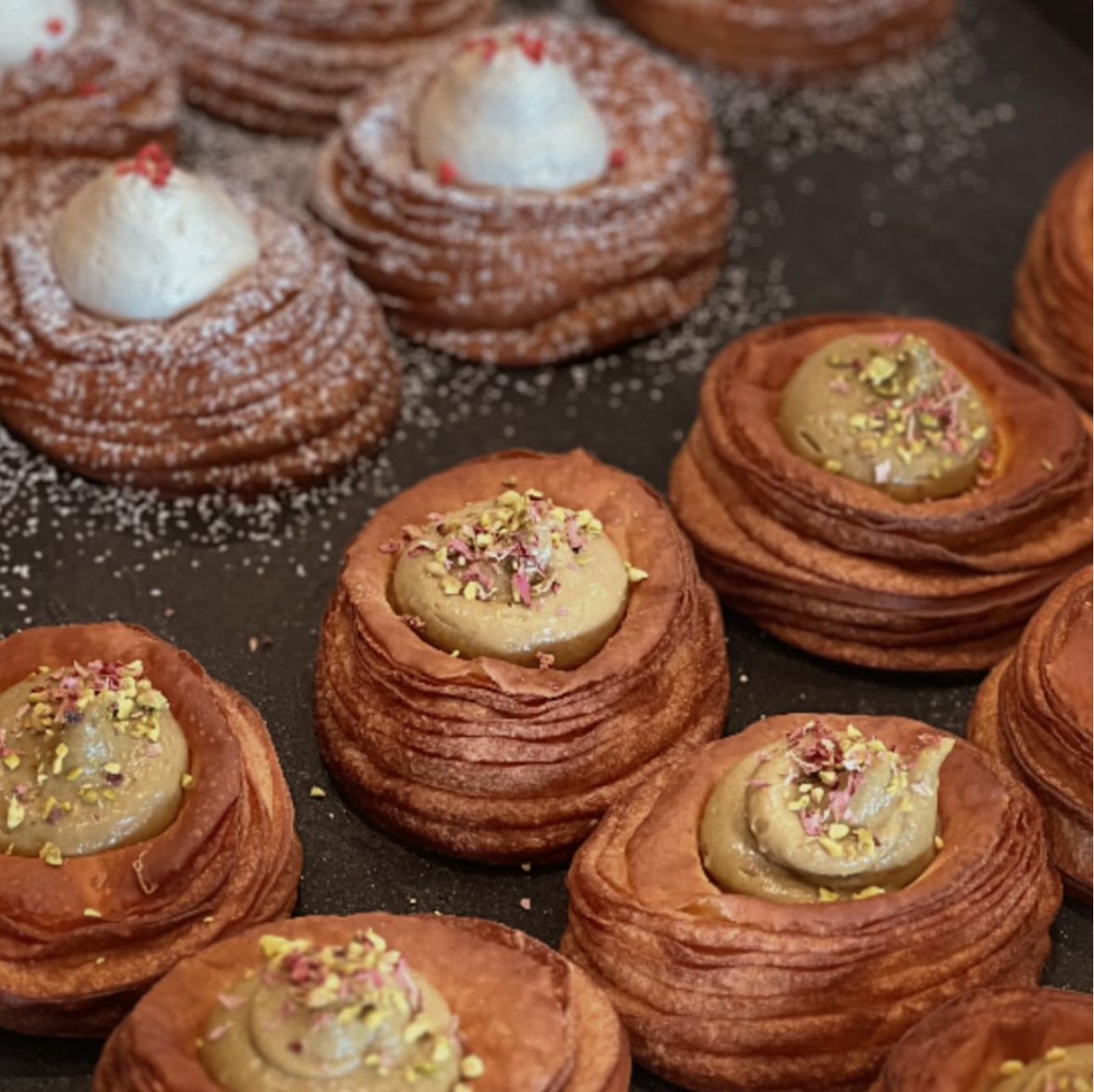 Pistachio and vanilla options at Lean & Rich Bakery (Photo: Instagram/ @leanrichbakery)