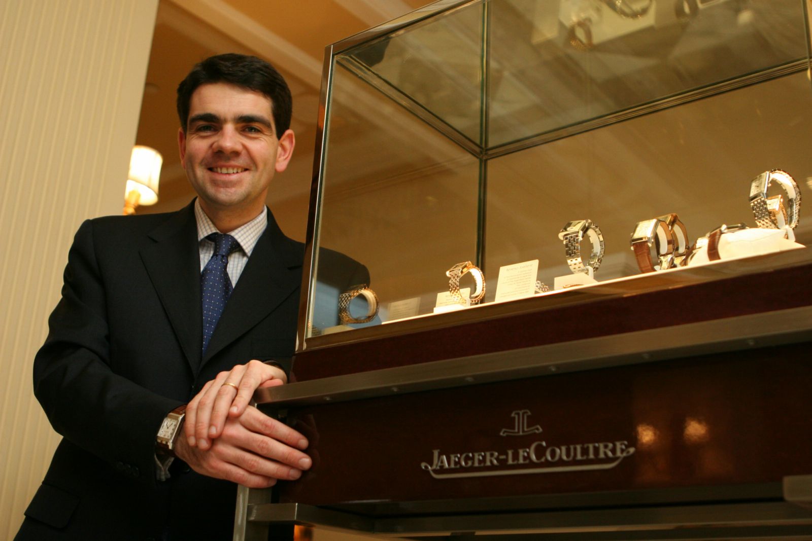Jerome Lambert at a Jaeger-Lecoultre event in New Delhi, India in February 2006 (Photo by Sarang Sena/The The India Today Group via Getty Images)