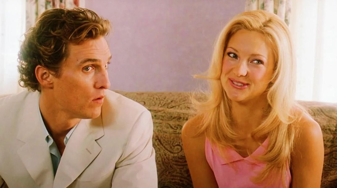 Andie Anderson (Kate Hudson) and Benjamin Barry (Matthew McConaughey) in ‘How to Lose a Guy in 10 Days’