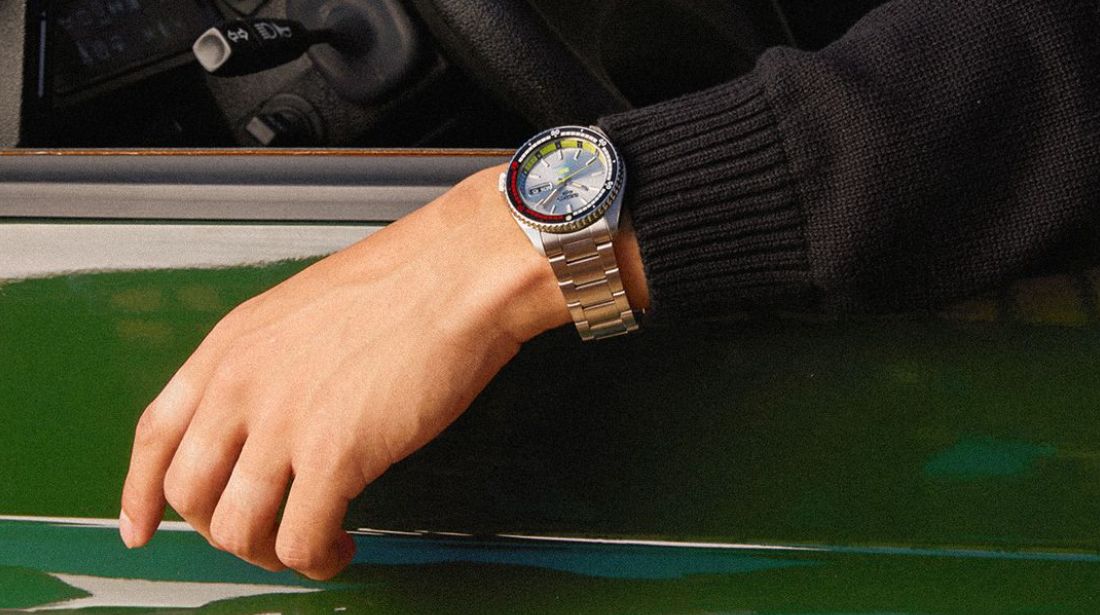Make Valentine’s Day unforgettable by giving him a timepiece (In the photo: Seiko SRPL33K1)