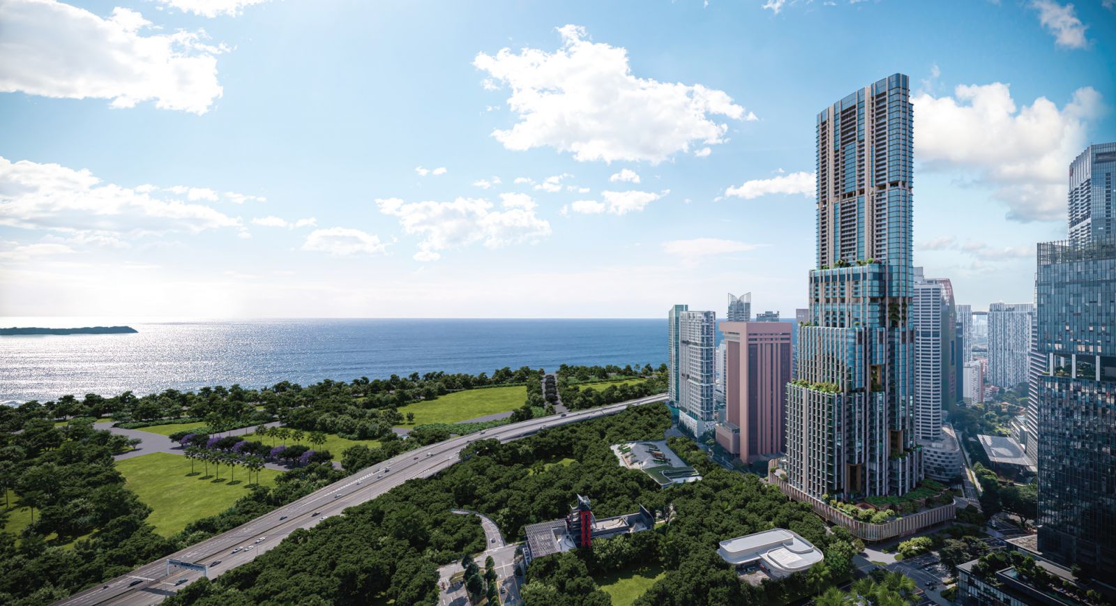 The Skywaters building will be the tallest skyscraper in Singapore upon its completion in 2028