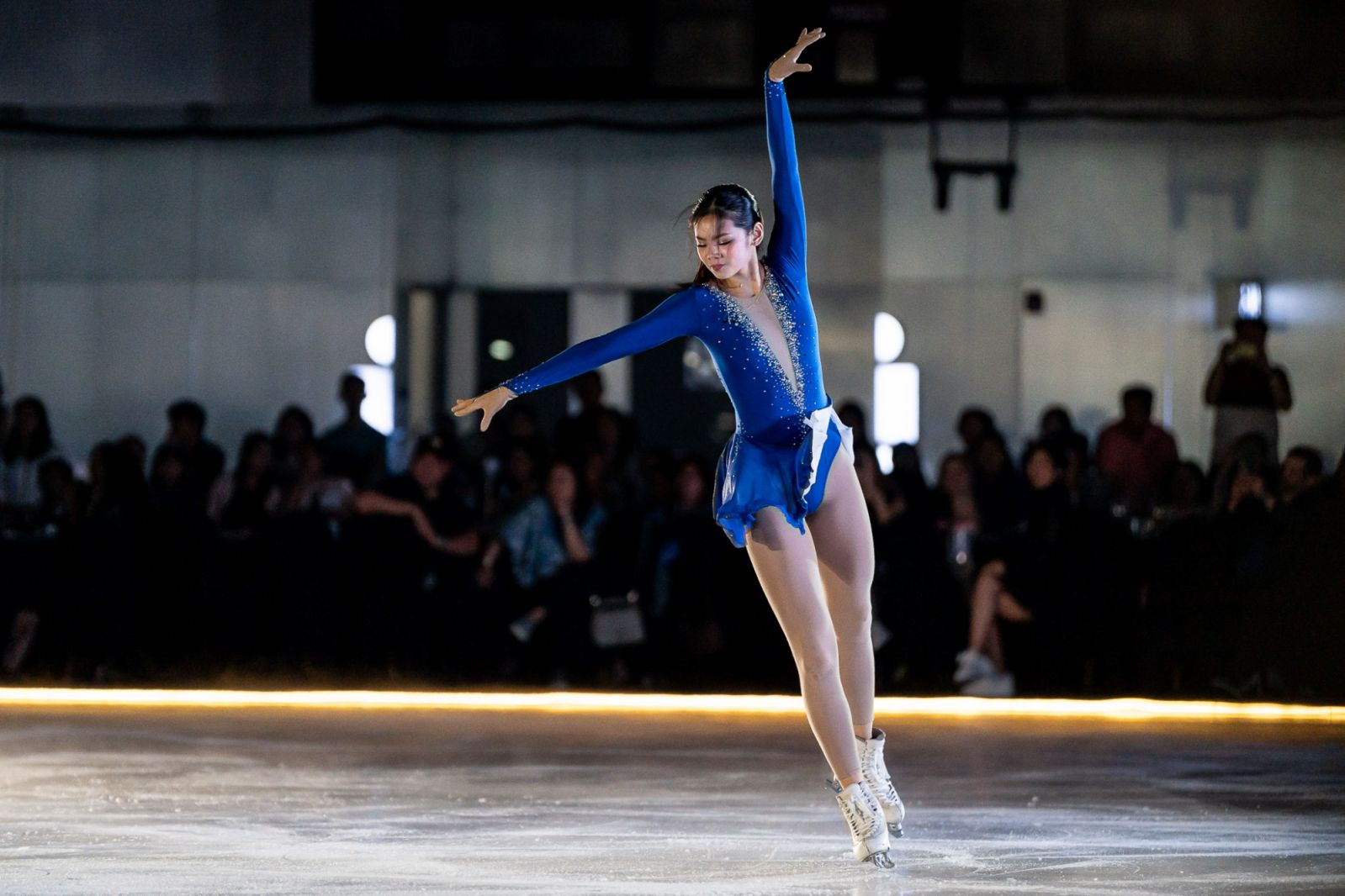 Skye Chua performing on ice (Photo: Philippine Skating Union)