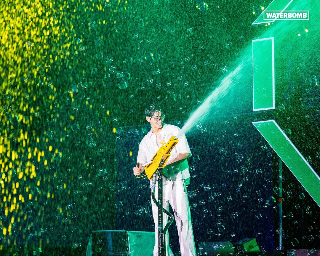 Cha Eun-woo in Waterbomb 2024 (Photo: @waterbomb_official/ Instagram)