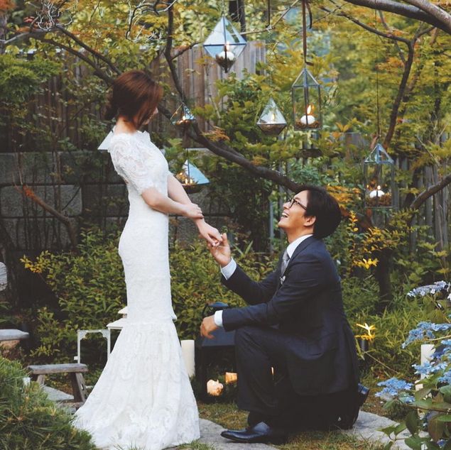 Park Soo-jin and Bae Yong-joon (Photo: Instagram/@yongjoon_bae)