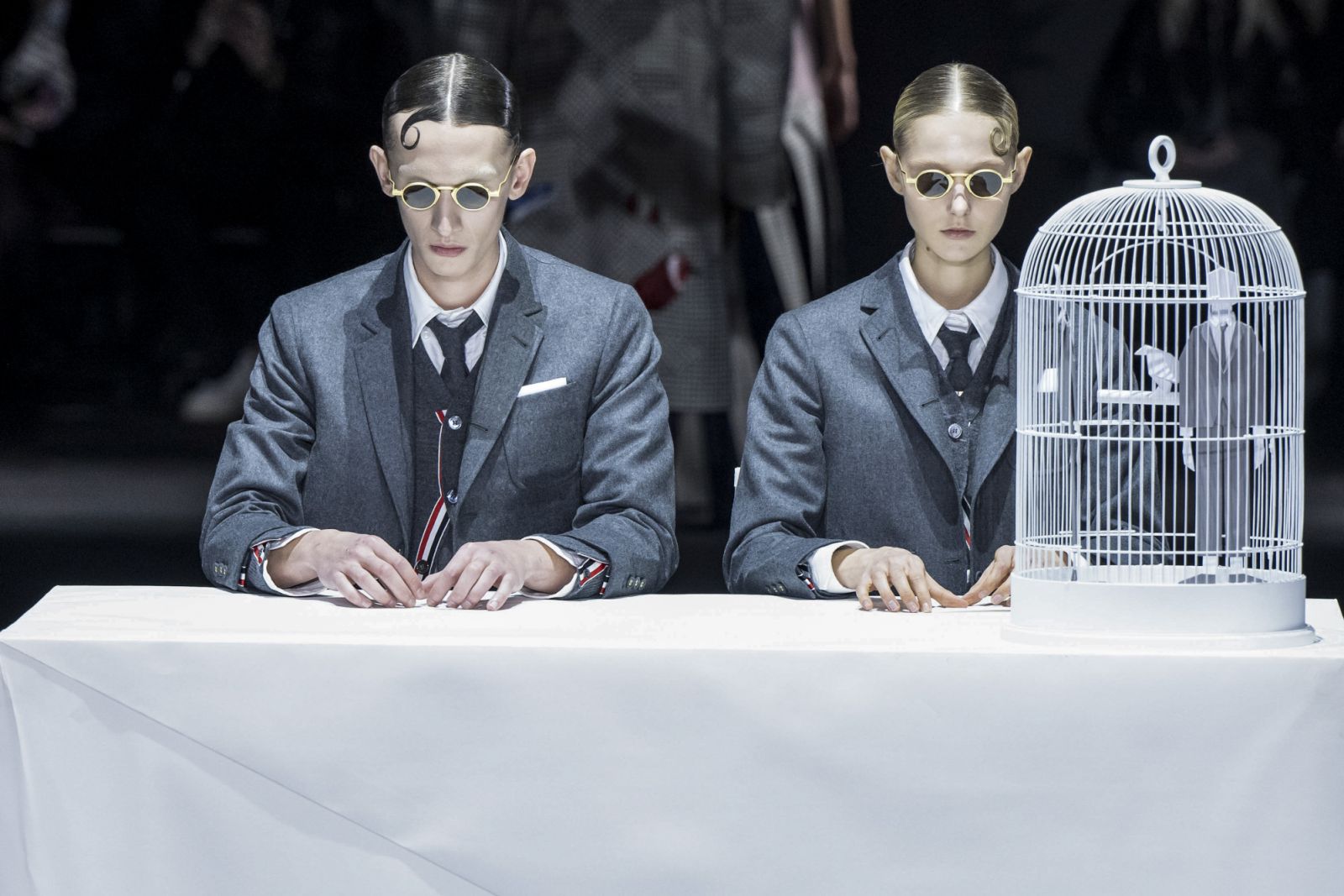 The Thom Browne Ready to Wear Fall/Winter 2025-2026 fashion show as part of the New York Fashion Week (Photo: Getty Images)